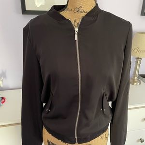 New Black Bomber Jacket